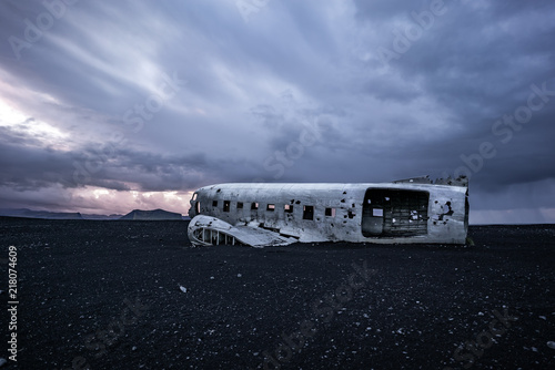 Iceland abandoned Dc3 aircraft
