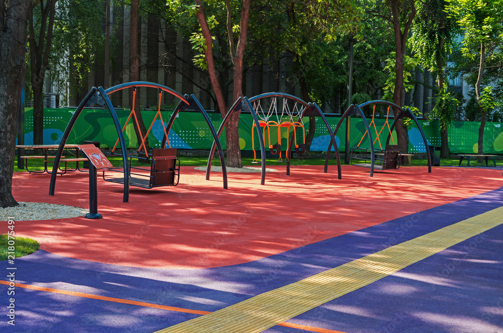 Fototapeta premium Childrens inclusive park