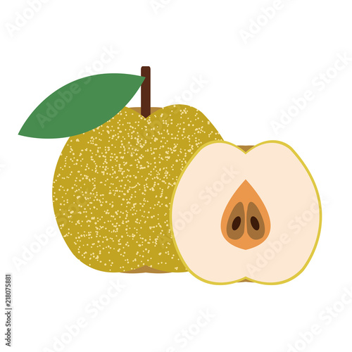 Healthy organic asian pear