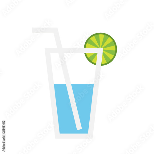 Cartoon object ice drink
