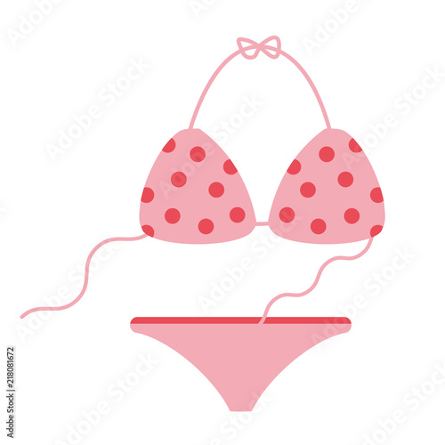 Cartoon object bikini swimming suit