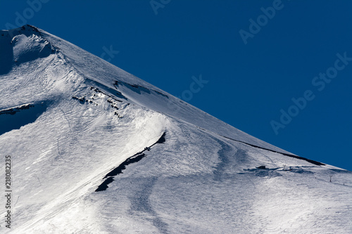 Southeast slope of the Lonquimay volcano, ninth region, Chile.