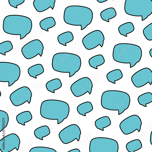 color graphic chat bubble message background