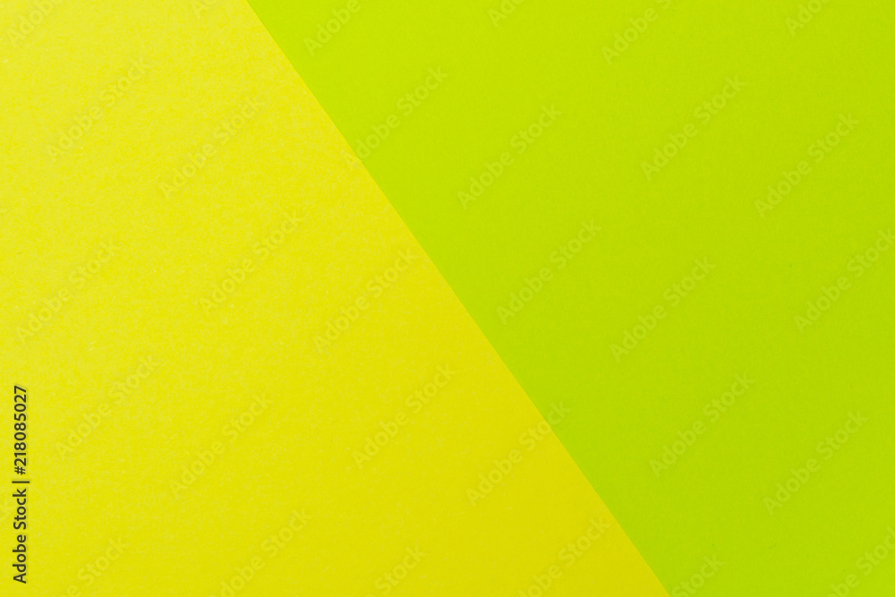 Yellow and green color texture paper background. Geometric paper background, pastel colors .