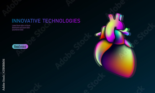 Doctor online medical app mobile applications. Digital healthcare medicine gradient color bright vibrant fluid 3D plastic. Neon glitch holographic shape innovation technology vector illustration