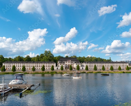 Karlbergs slott (Karlberg castle) in Stockholm, Sweden photo