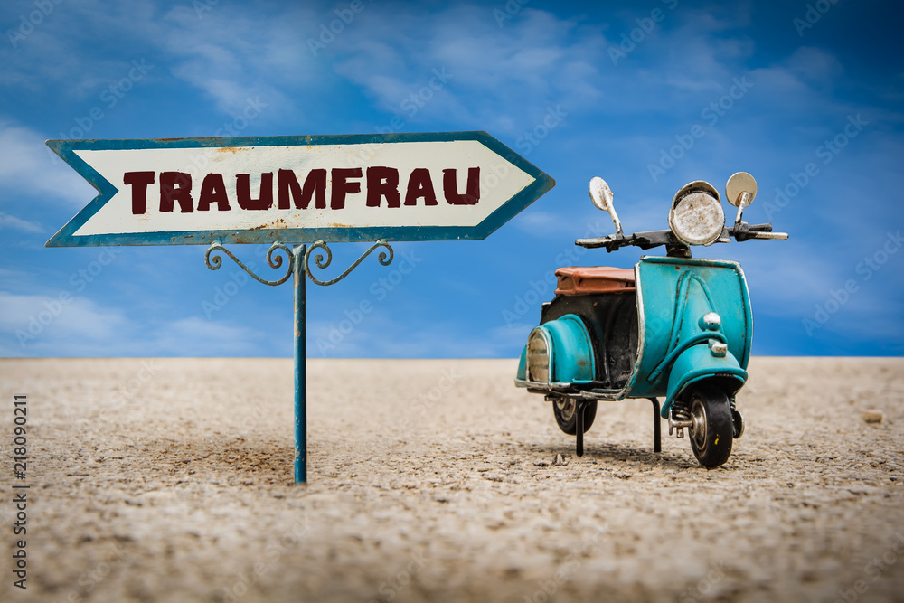 Schild 305 - Traumfrau Schild 305 - Traumfrau