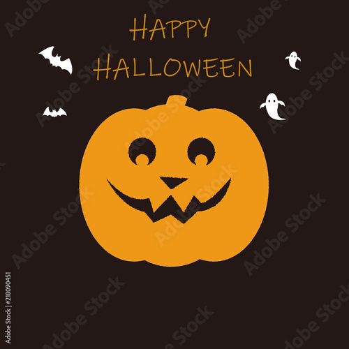 ハロウィン　秋　10月