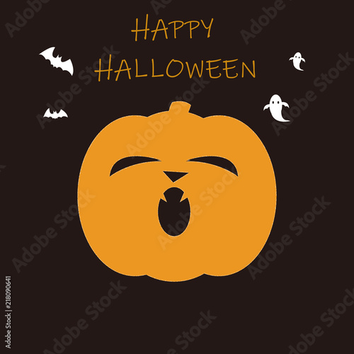 ハロウィン　秋　10月