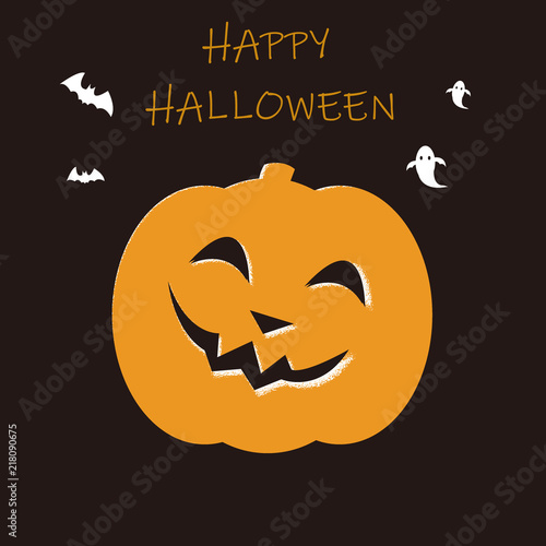 ハロウィン　秋　10月