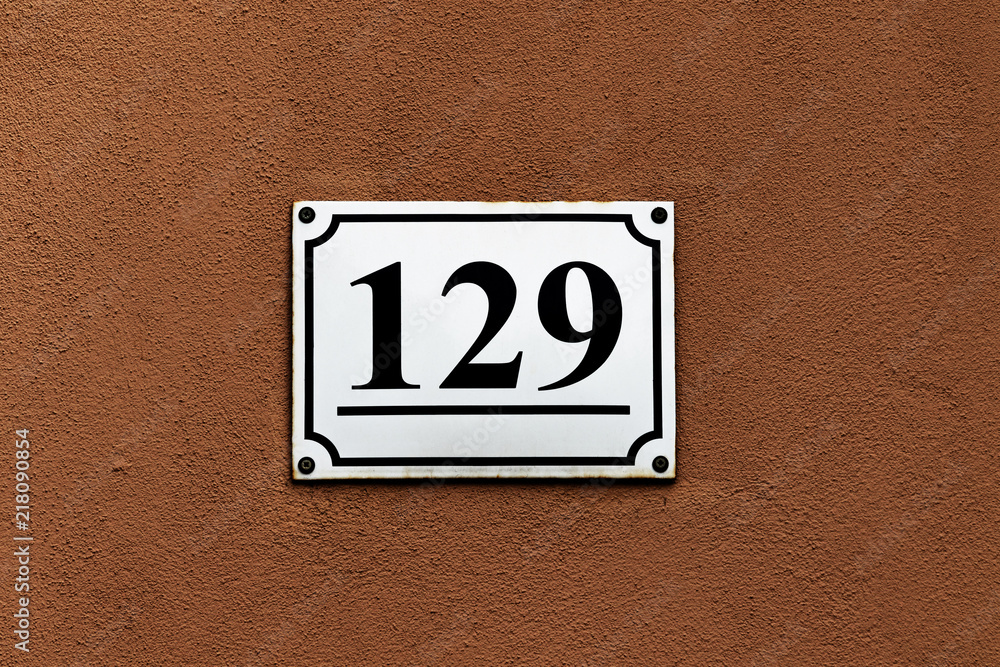 Hausnummer 129 Hausnummer 129