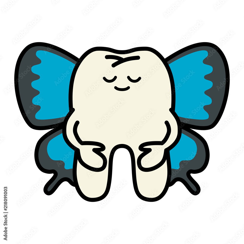 蝶になった歯 蝶になった歯