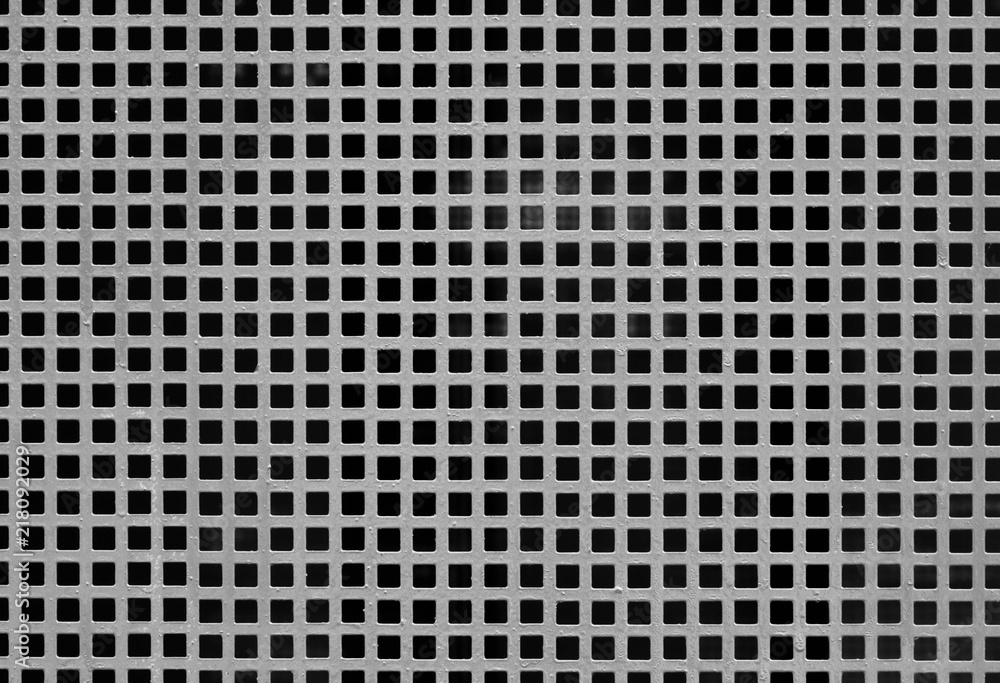 grey steel grating at car radiator grey steel grating at car radiator