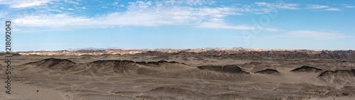 panorama view of Moon Landscape, near Swakopmund, Namibia