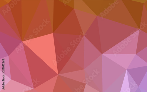 Light Pink  Blue vector polygonal background.