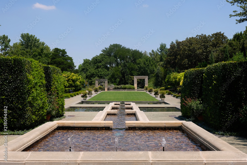 Frames within a water feature
