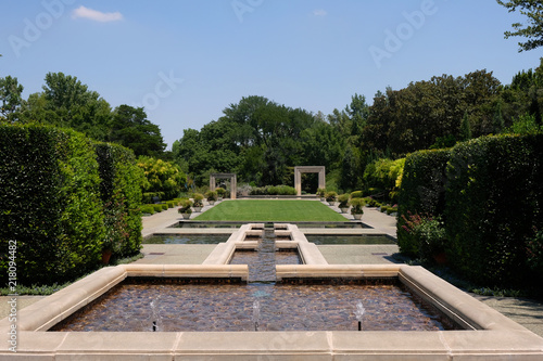 Frames within a water feature