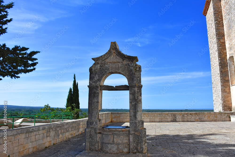 Italy, Cassano delle Murge, 24 June 2018, Convent of Santuario S. Maria of Angeli. View and details, Italy, Cassano delle Murge, 24 June 2018, Convent of Santuario S. Maria of Angeli. View and details,