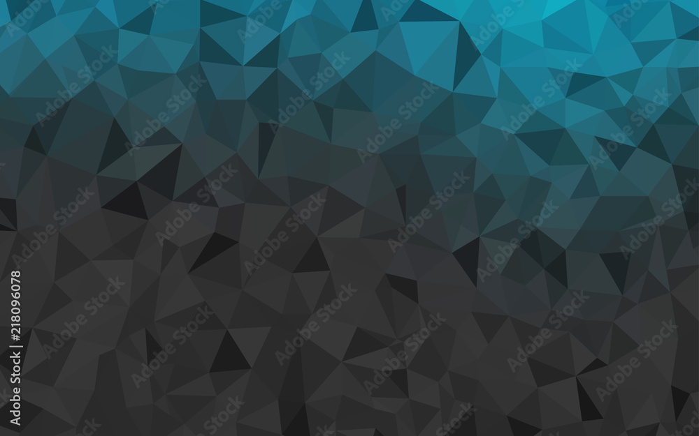 Obraz premium Light BLUE vector abstract polygonal template.