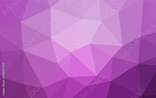 Dark Purple, Pink vector gradient triangles pattern.