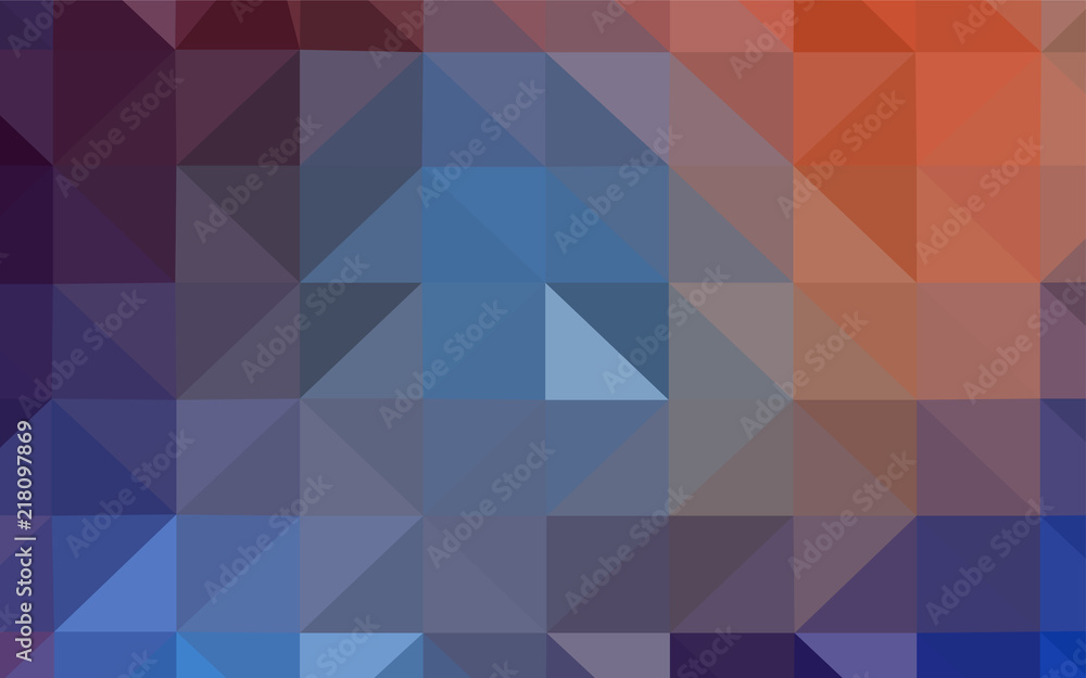 Light Blue, Red vector triangle mosaic cover. Light Blue, Red vector triangle mosaic cover.
