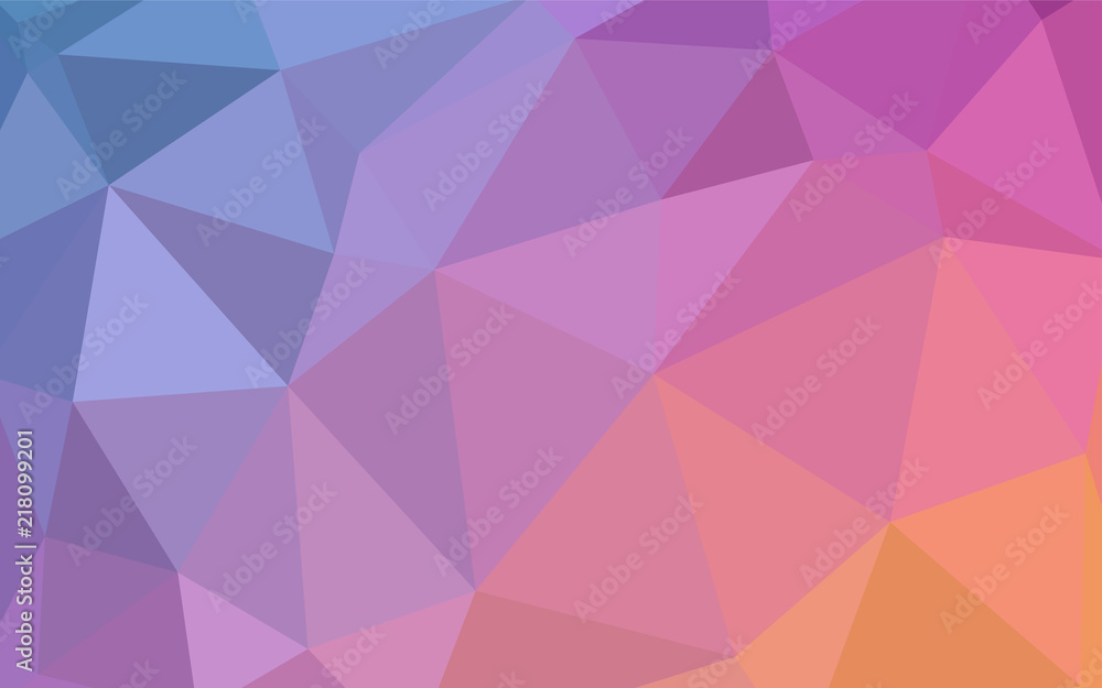 Light Pink, Blue vector shining triangular cover. Light Pink, Blue vector shining triangular cover.