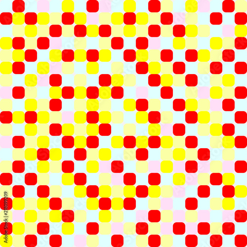 Wallpaper Mural Abstract geometric pattern. Multicolor Figures. Texture for print and Banner. Flat style Torontodigital.ca