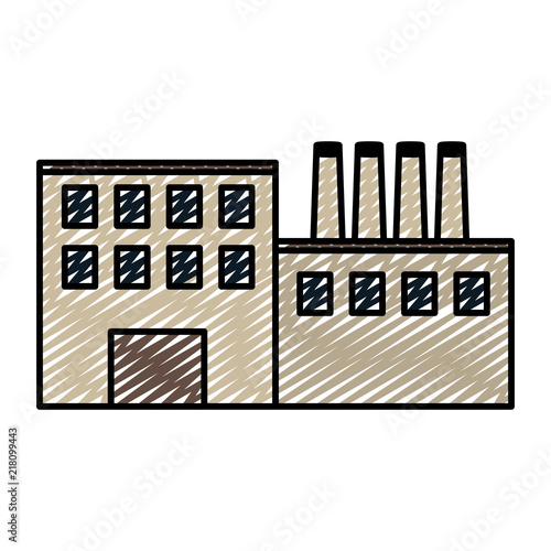 doodle industry factory machine engineer plant