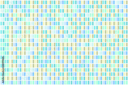 Simply geometric pattern. Rainbow blured gradient mosaic