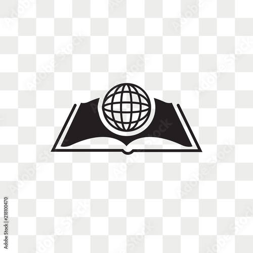 International Studies vector icon isolated on transparent background, International Studies logo design
