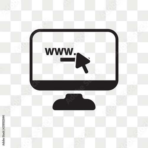 Surfing the net vector icon isolated on transparent background, Surfing the net logo design