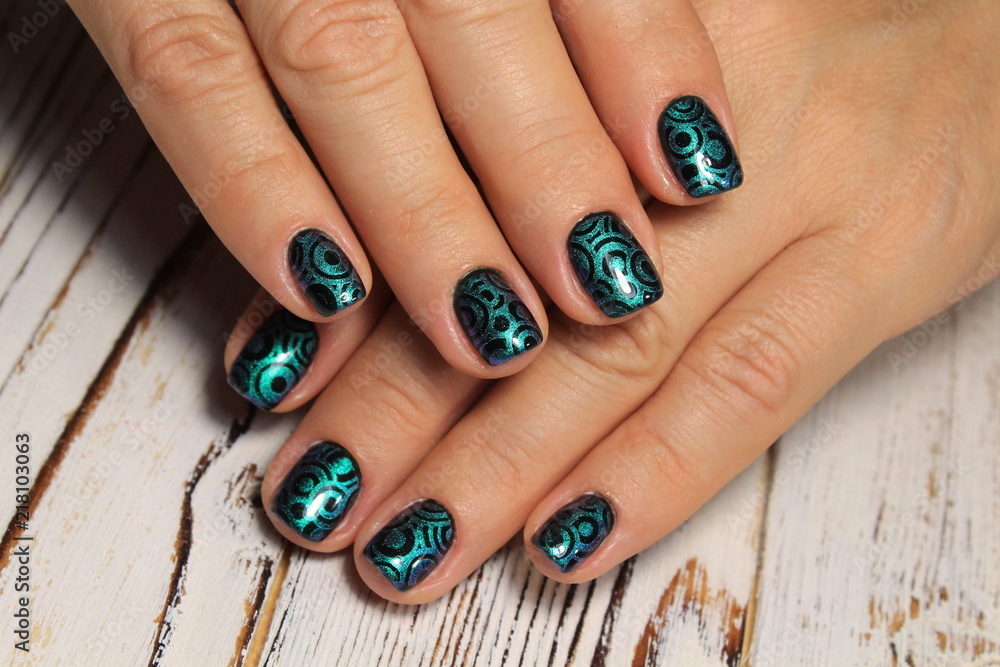stylish design of manicure stylish design of manicure