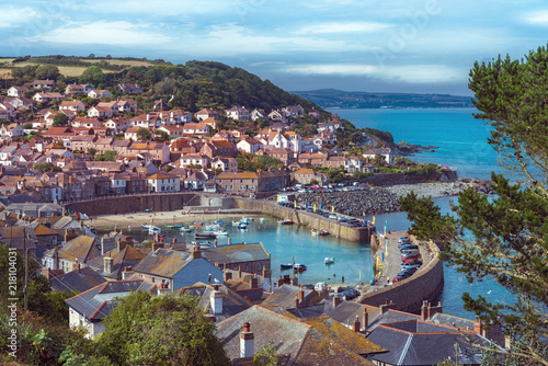 Blick auf Mousehole in Cornwall photo