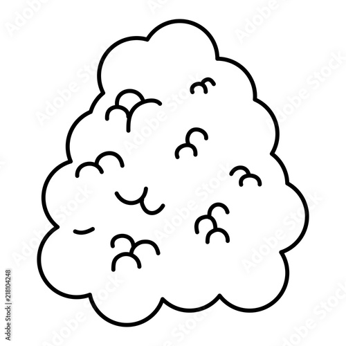 line ecology bush leaves nature plant