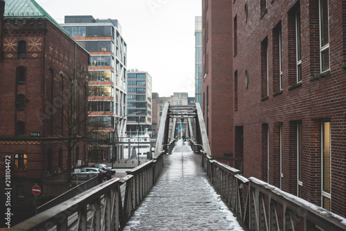 Hafencity, harbour district in Hamburg, Germany