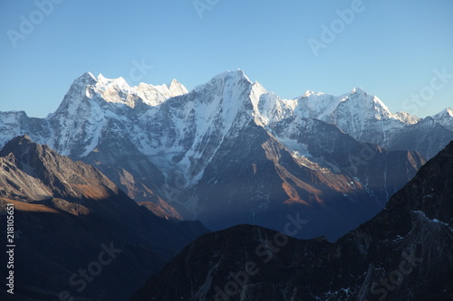 Amazing mountains on Himalayas - Nepal.