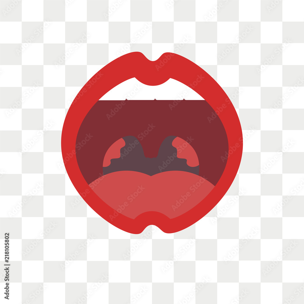 Mouth vector icon isolated on transparent background, Mouth logo design Mouth vector icon isolated on transparent background, Mouth logo design
