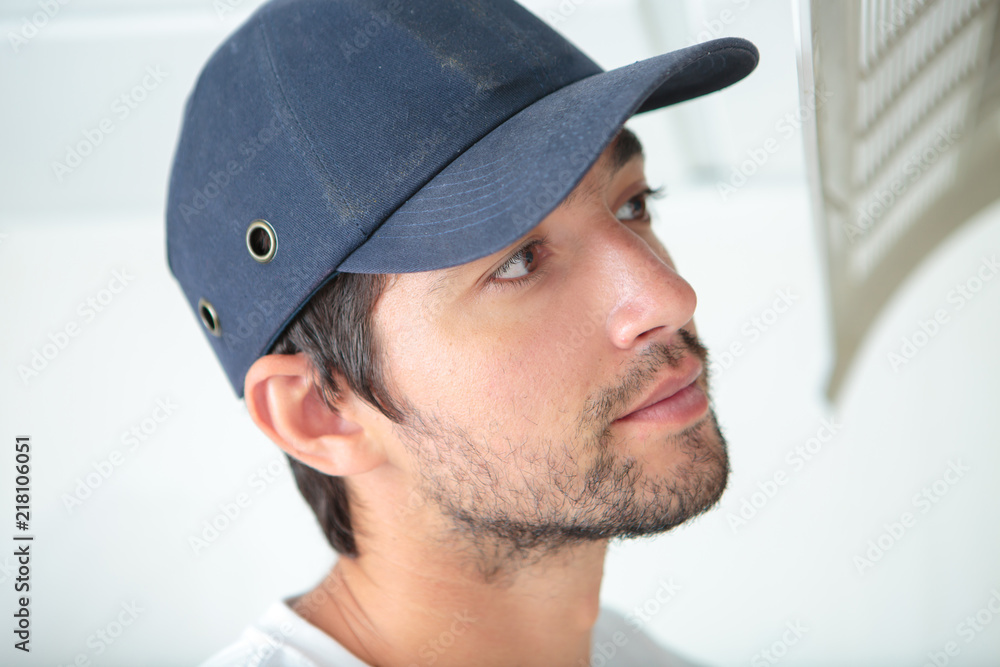 man wearing cap man wearing cap