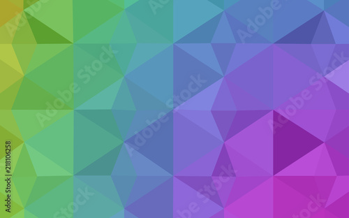 Light Multicolor vector polygonal template.