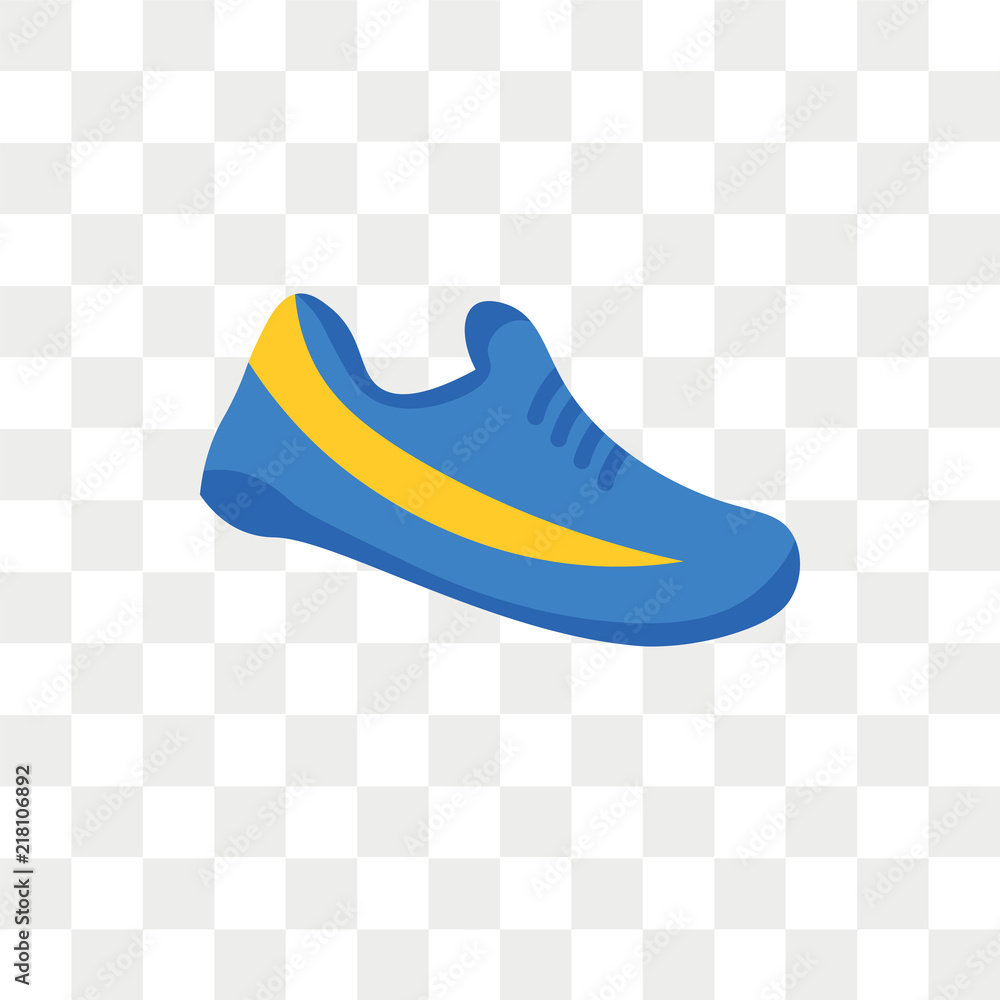 Gym shoes vector icon isolated on transparent background, Gym shoes logo design Gym shoes vector icon isolated on transparent background, Gym shoes logo design
