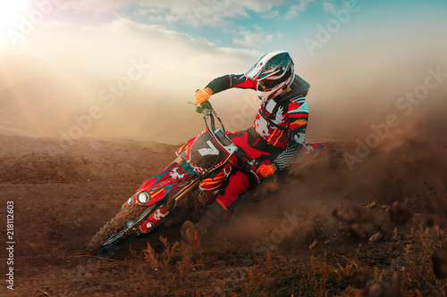 Obraz na plátně Motocross