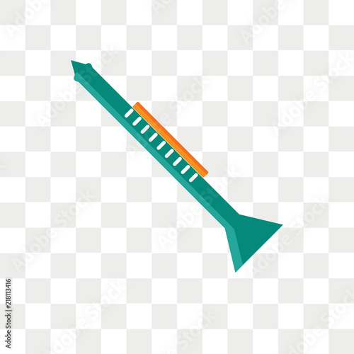 Oboe vector icon isolated on transparent background, Oboe logo design