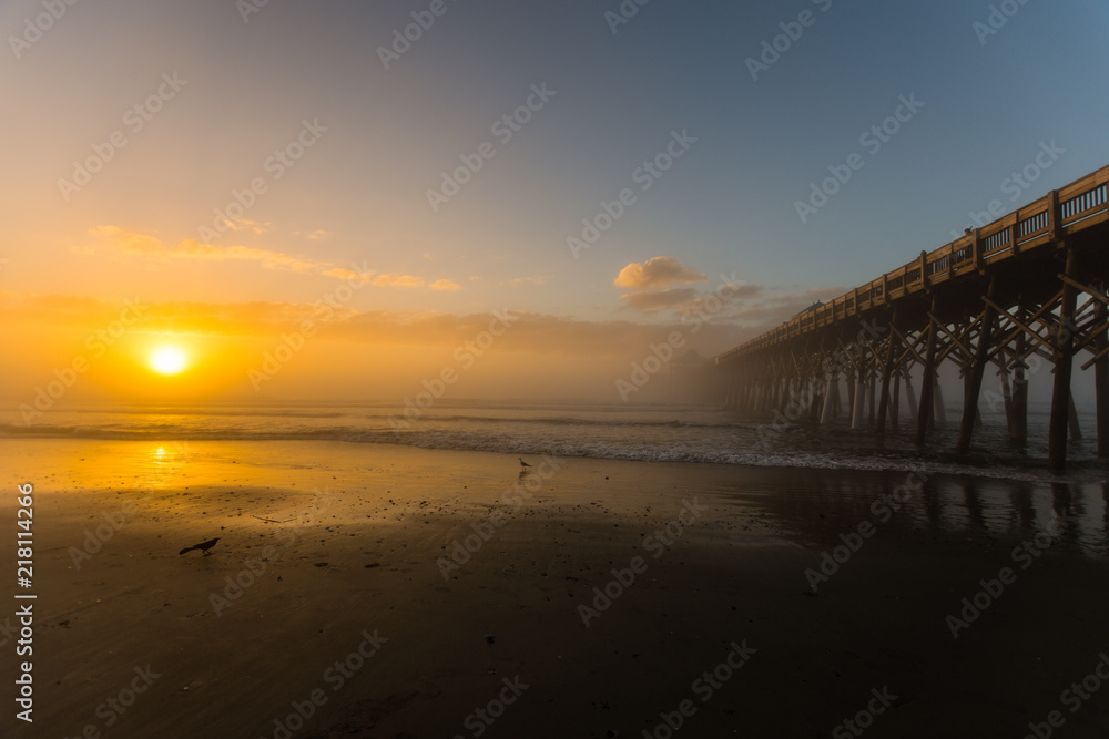 Fototapeta premium Foggy Sunrise
