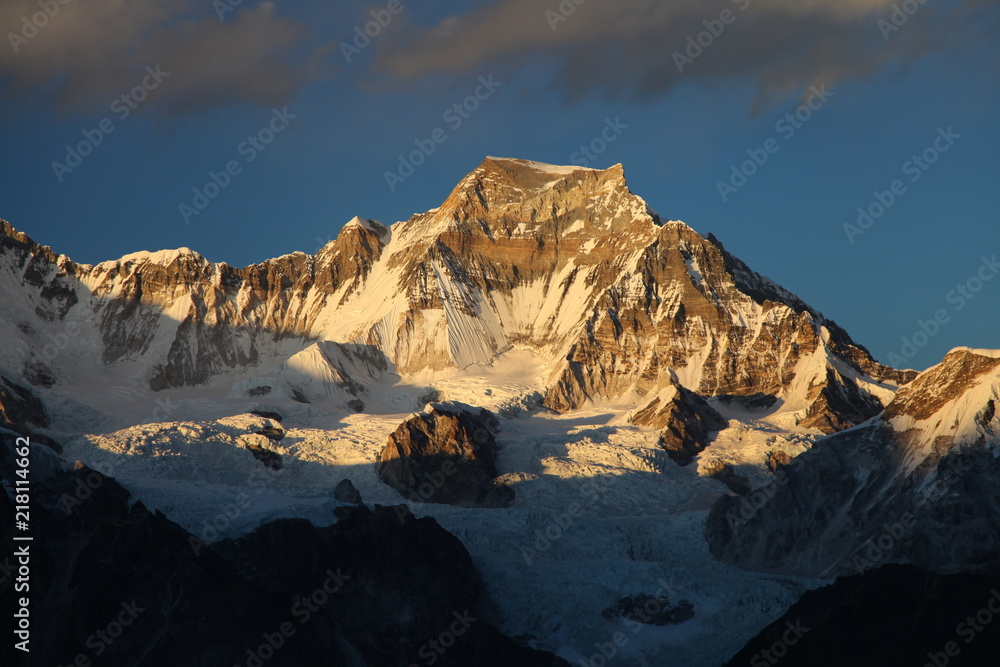 Amazing mountains on Himalayas - Nepal.