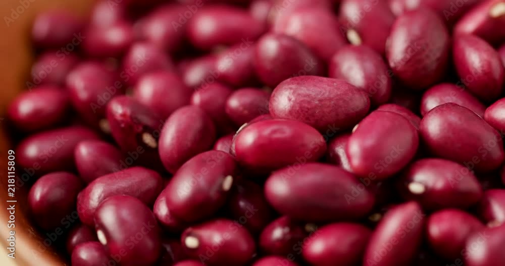 Spinning heap of Adzuki bean Spinning heap of Adzuki bean