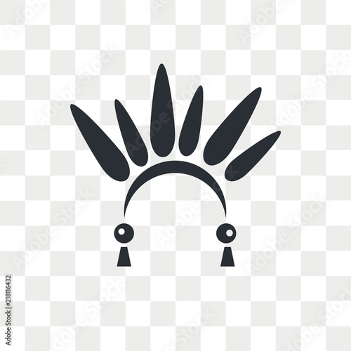 Indian vector icon isolated on transparent background, Indian logo design