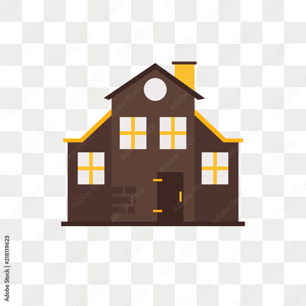 House vector icon isolated on transparent background, House logo design House vector icon isolated on transparent background, House logo design
