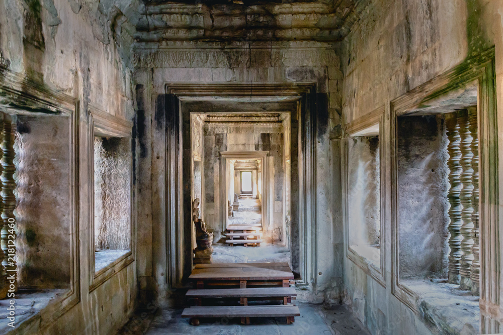 Fototapeta Angkor Wat Hall
