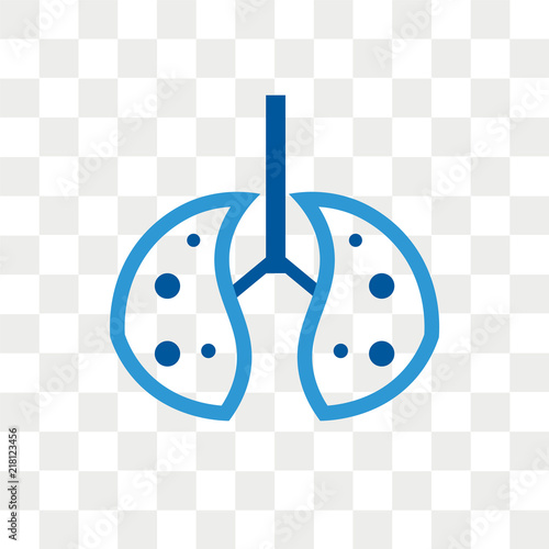 Tuberculosis vector icon isolated on transparent background, Tuberculosis logo design