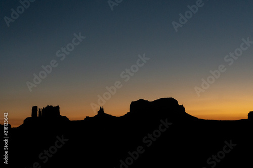 Monument Valley Silhouette 